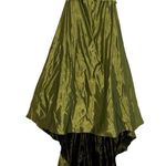Jessica McClintock Vintage Gunne Sax Strapless Olive‎ Green  Formal Dress Gown Photo 1
