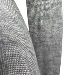 Vintage Y2K Say What Gray Medium Cable Knit Long Sleeve Cardigan Sweater Wool Photo 5