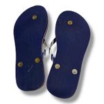 Vera Bradley  Turtles Flip Flops‎ Red White Blue Stripes Size 7 8 M Photo 2