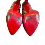 Christian Louboutin Daffodile Platform Pumps Heels Panama Geometrico Size 39 Photo 1