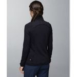 Lululemon Women's Forthright 1/2 Zip Color Black Size 4 Stretch Photo 1