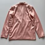 ASOS  - Heartbreak Satin Double Breasted Blazer in Pink Photo 1