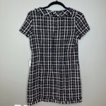 Harper NWT Rose Pink & Black Tweed Shift Dress, Size 16 Photo 9