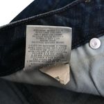 Michael Kors Womens 2 Straight Leg Raw Hem Jeans Gold Logo Plate Photo 10