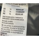 American Eagle  Women's Jeans 90's Skinny Open Knee Light Wash Size 14 Photo 4