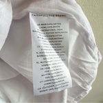 Faithfull the Brand New Gabrielli Mini Dress cut out White Size M/ US 6 Photo 8