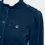 Converse Jacket Navy Military Peplum Blazer L Photo 2