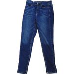 American Eagle  women’s size 2, mid rise, dark wash, straight leg,‎ denim jeans Photo 1