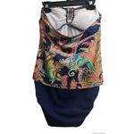 Ralph Lauren Lauren Swimsuit Size 8 One Piece Coloful Print Photo 1