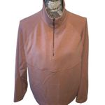 Avia Mock Neck Quarter Zip Athletic Top Tan Light Brown medium 8/10 Photo 1