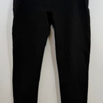 Betabrand  Classic Dress Pant Yoga Pant Skinny black ponte pull on pants size L Photo 0