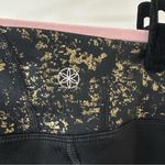 Gaiam Black and Gold Leggings, Sz Small Photo 8