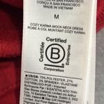 Athleta NWT  Cozy Karma Mock Neck  Sweatshirt Dress Size M. Photo 10