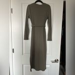 Topshop  Olive Long Sleeve Dress Photo 3