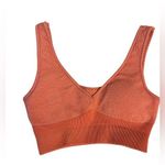Avocado Coral Seamless Sports Bra Orange Photo 0