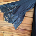 For Love & Lemons bourbon black lace detail size medium top Photo 2