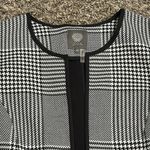 Vince Camuto  Black and White Houndstooth Blazer Photo 1