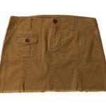 DECODED Womens Mini Skirt Size 7 Juniors Tan Color Cotton Spandex Photo 3