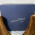 Universal Threads  TAYLOR SUEDE ANKLE BOOTS WOMEN SIDE ZIP, KITTEN HEEL TAN SZ 9 Photo 0