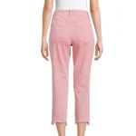 Time & Tru  Women Boyfriend Pink Jeans Shark Bite Hem Mid Rise Plus Sz 20W New #‎ Photo 1