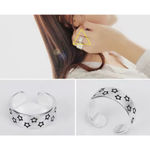Boutique NEW Unisex 925‎ Sterling Star Adjustable Band Ring, Toe Ring, Pinky Ring Photo 5