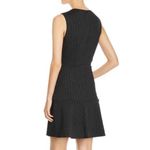 NWT Le Gali Chelsea Dress Charcoal Gray & White Pinstripe Sheath Size Large NEW Photo 6