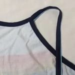 BDG Rainbow Pride Halter Tie-Back Tank Top, Color Rainbow/White/Blue, Size S Photo 5