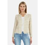 IRO  Uptown Sparkle Tweed
Jacket ~ Beige Bronze, Size 36 in Excellent Condition Photo 6