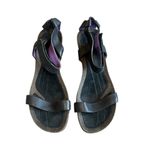 Teva  1002876 Cabrillo Low Wedge Black Sandals Ankle Strap Cork Size 10 Women's Photo 1