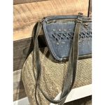 Chala Origami Crossbody Charm Shoulder Bag Denim Like Nu Euc Photo 9