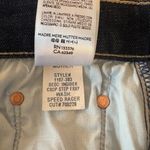 MOTHER Women's Straight Leg Jeans in Blue with Red Stripe Size 30 Photo 10