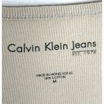 Calvin Klein  Jeans Medium Sleeveless Tan/Beige Tank Top 85m Photo 2