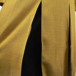 Vintage 60s Justin McCarty Mustard Yellow Split Kirt Long Sleeve Dress Size M Photo 6