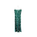 Francesca's Francesca’s Miami Green Floral Print Cropped Strapless Jumpsuit Photo 5