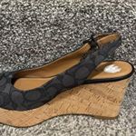 Coach Ferry Logo Wedge Sandals Photo 3