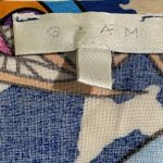 Glam Dress Womens Large Shift Paisley Print 3/4 Sleeve V-Neck Colorful Pullover Photo 5