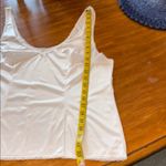 Vanity Fair Cream Fitted Sleeveless Chemise Photo 4