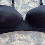 Lily Of France  Wireless Lace Bra Black 38B Photo 1