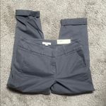 Loft gray Marisa Skinny Pants Cotton Blend cuffed size 4 new Photo 5