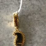 J.Crew  Demi Fine 14K Gold Plated Sterling Silver Paisley Charm NEW Photo 2