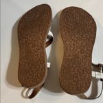 UGG  White and Silver Braided Sandals Photo 3