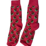 NWOT Dark Hot Pink Grapefruit Socks Photo 0