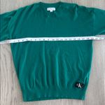 Calvin Klein Jeans Green Pullover Crewneck Sweater Small Photo 3