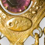 Goldette Vintage Geometric Fringe Necklace Photo 3