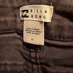 Billabong  Charcoal Lace-Up Jean Shorts Photo 2