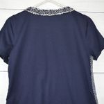 J.Crew  Tweed Front Silk Cotton Small Top Blouse Photo 2