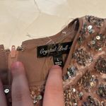 Crystal Doll  Homecoming Wedding Cropped Jacket & Skirt Velvet & Sequin Muted Nwt Photo 4