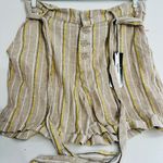 D. Jeans Definitions by  Striped Linen Blend Women Shorts Photo 0