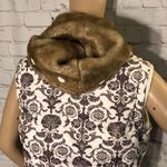 Aeropostale Hooded Puffer Vest Faux Fur Li… Photo 6