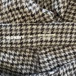 Old Navy Pixie Skinny High Rise Black/Gray Herringbone Plaid Size 14 EUC Photo 4